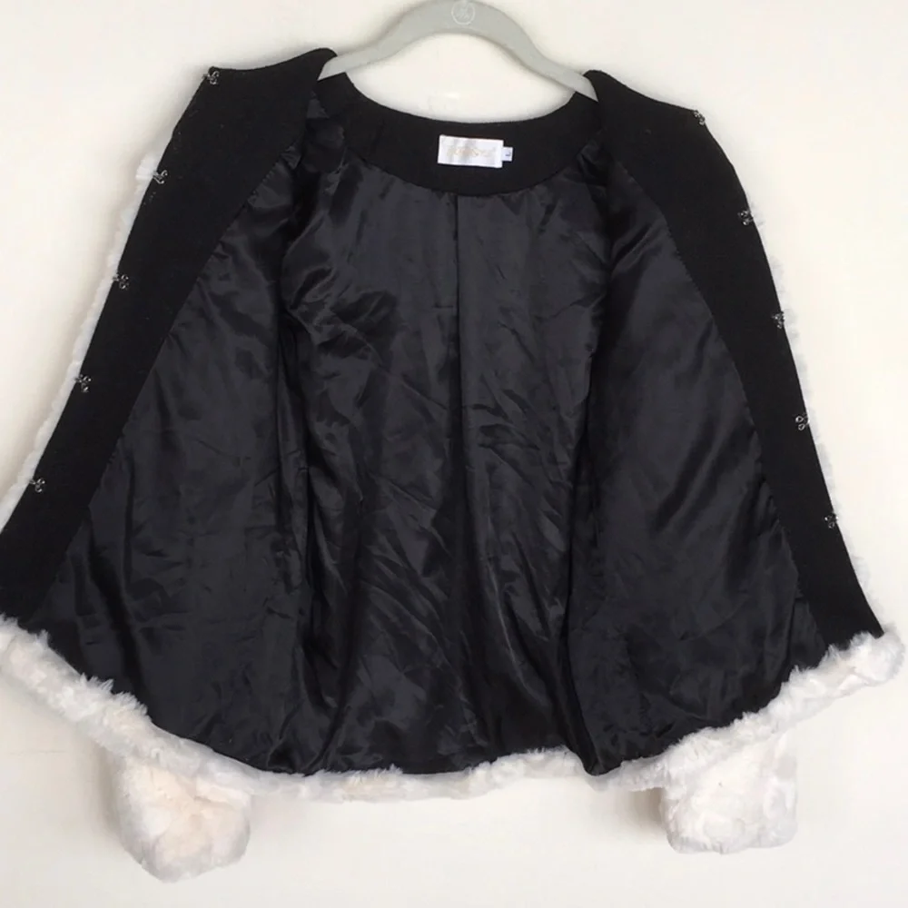 Faux fur coat boho-chic - Picture 4 of 4